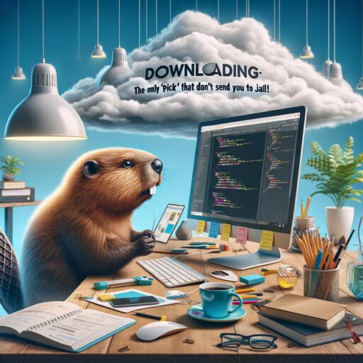 “Downloaden: Het enige ‘pikken’ waar je niet voor naar de gevangenis gaat!” 😜