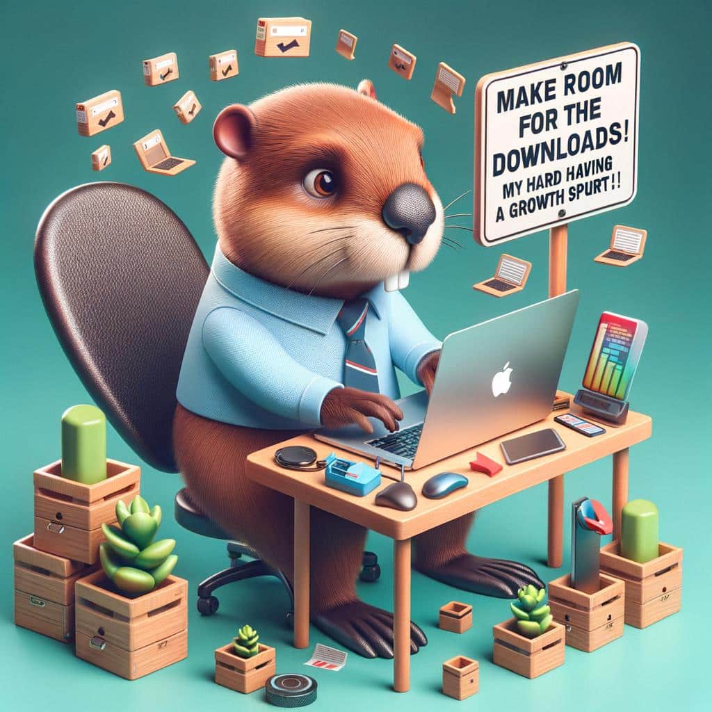 “Maak ruimte voor de downloads: Mijn harde schijf heeft een groeispurt”💾✨